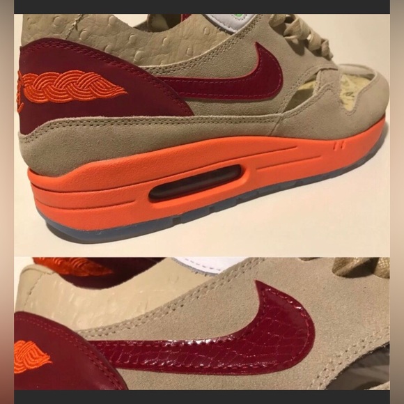 NEW 2021 NIKE AIR MAX 1 ONE CLOT KISS OF DEATH 10.5 + CUSTOM SOCKS Sb Patta Kb x main image 16